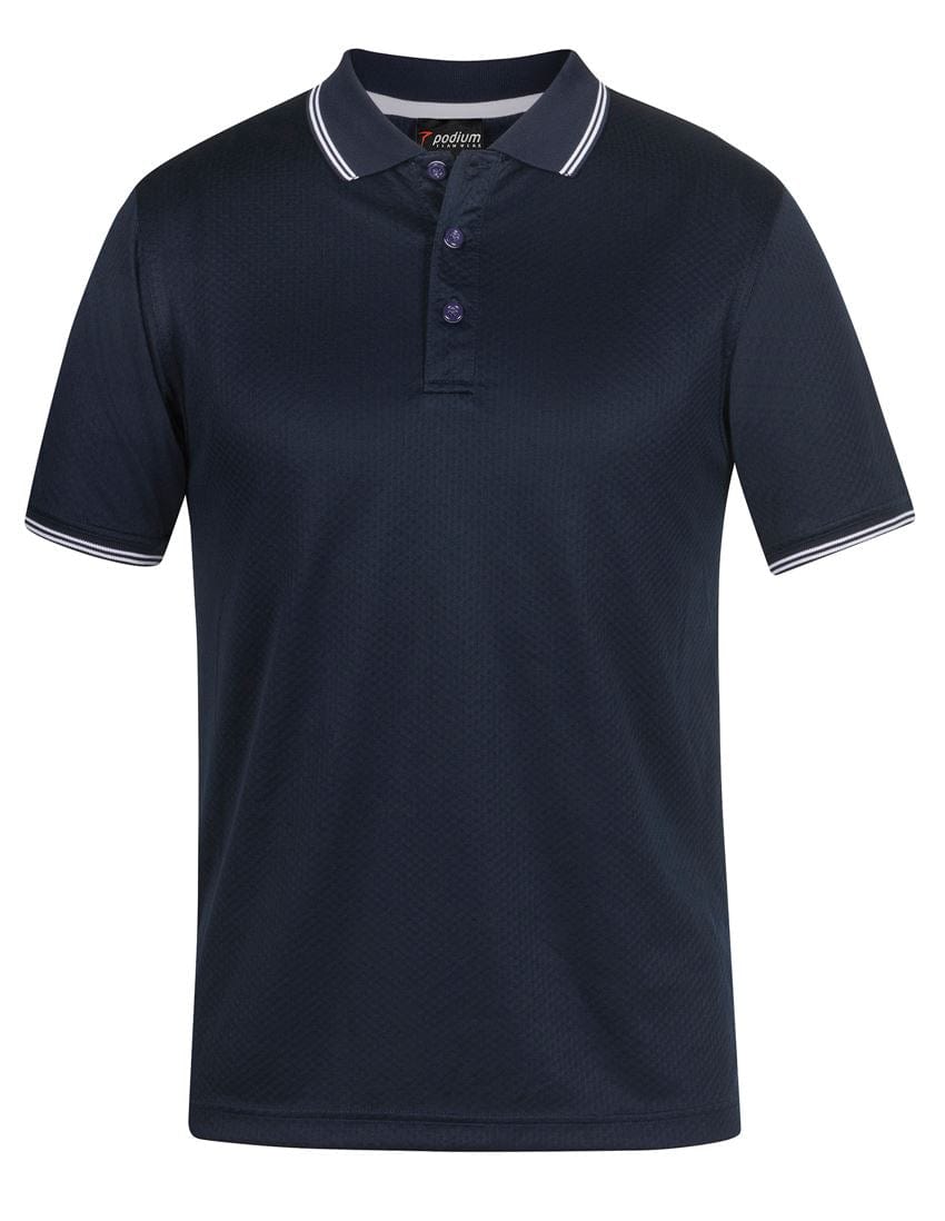 Podium Polos / Shirts Podium Jacquard Contrast Polo