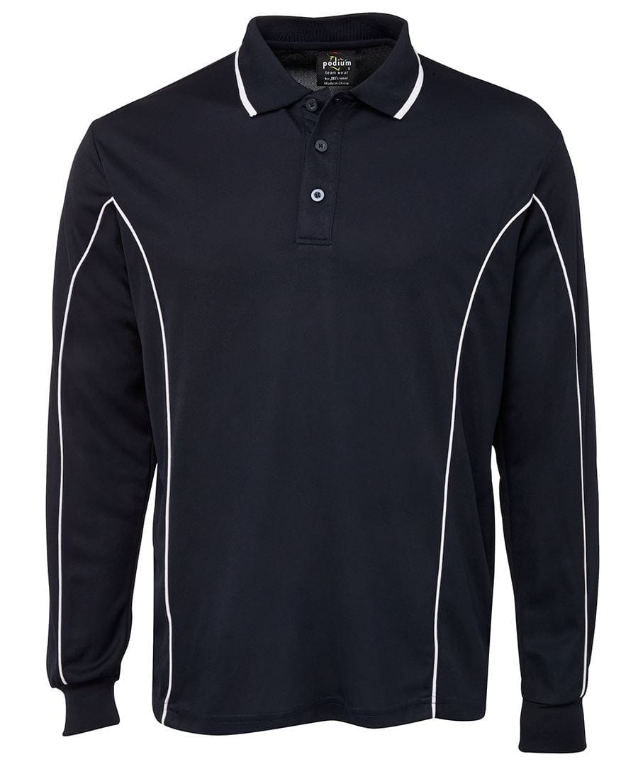 Podium Polos / Shirts Podium L/S Piping Polo