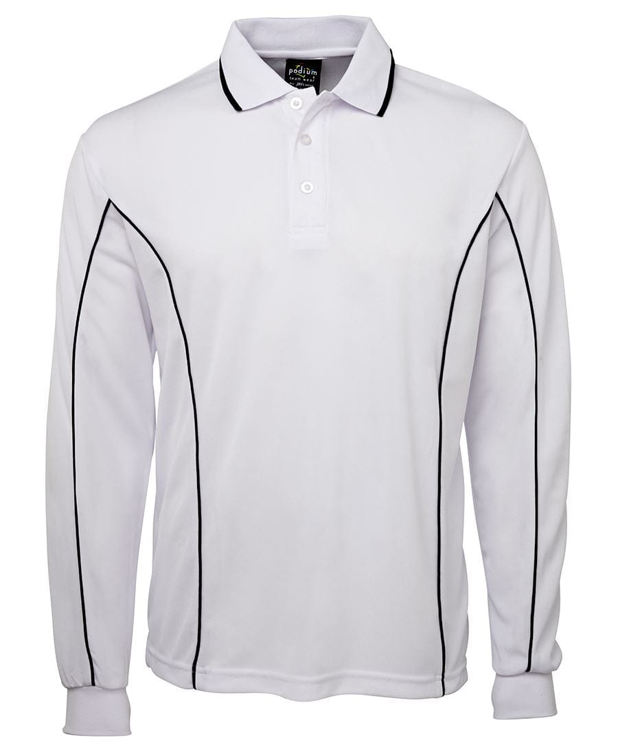 Podium Polos / Shirts Podium L/S Piping Polo