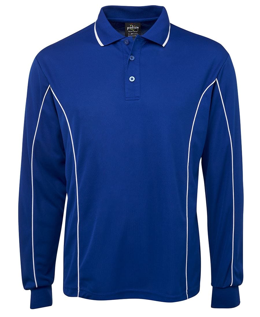 Podium Polos / Shirts Podium L/S Piping Polo