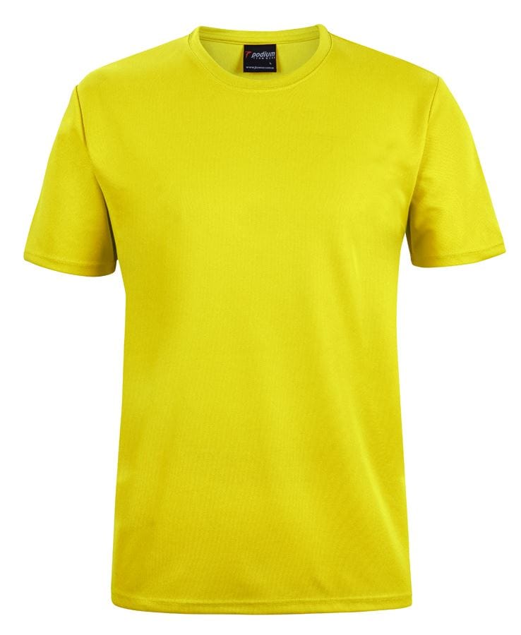 Podium T-Shirts Yellow / S Podium Adults Poly Tee