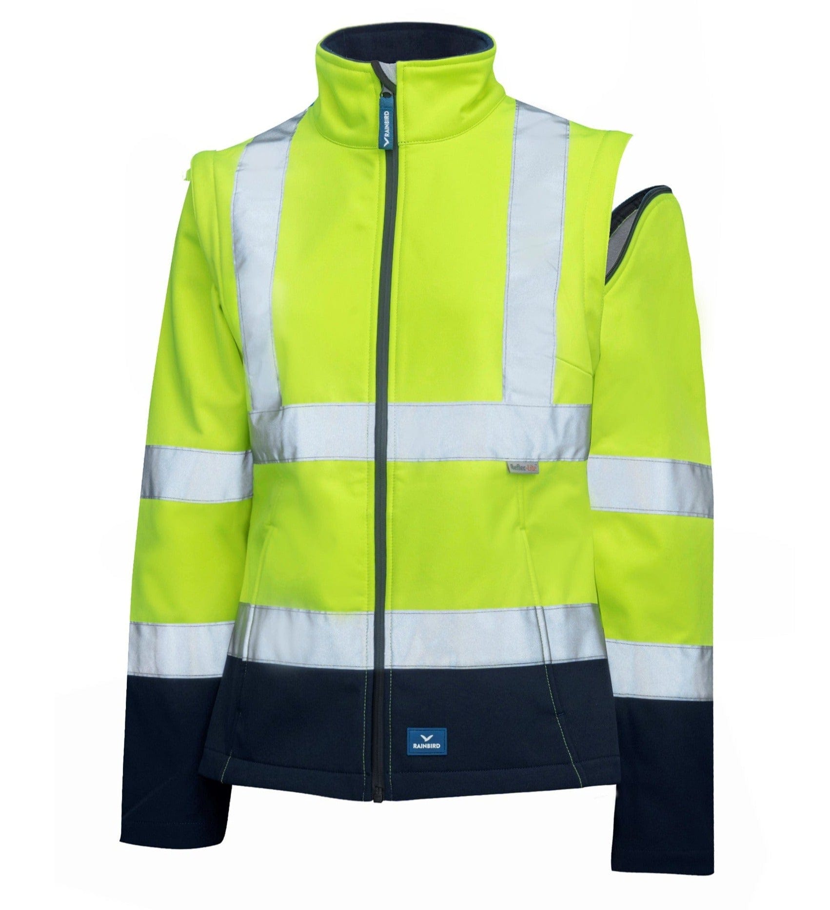 Rainbird Jackets / Vests Fluoro Yellow/Navy / 6 Rainbird Carroll Women’s Soft-shell Jacket