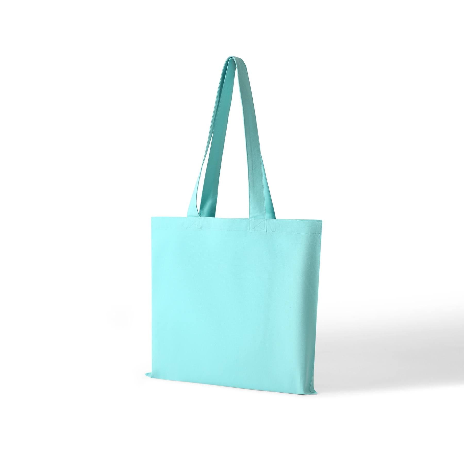 Ramo Bags Aqua / OS Ramo Organic Cotton Tote Bag W/ Inner Zipper Pocket
