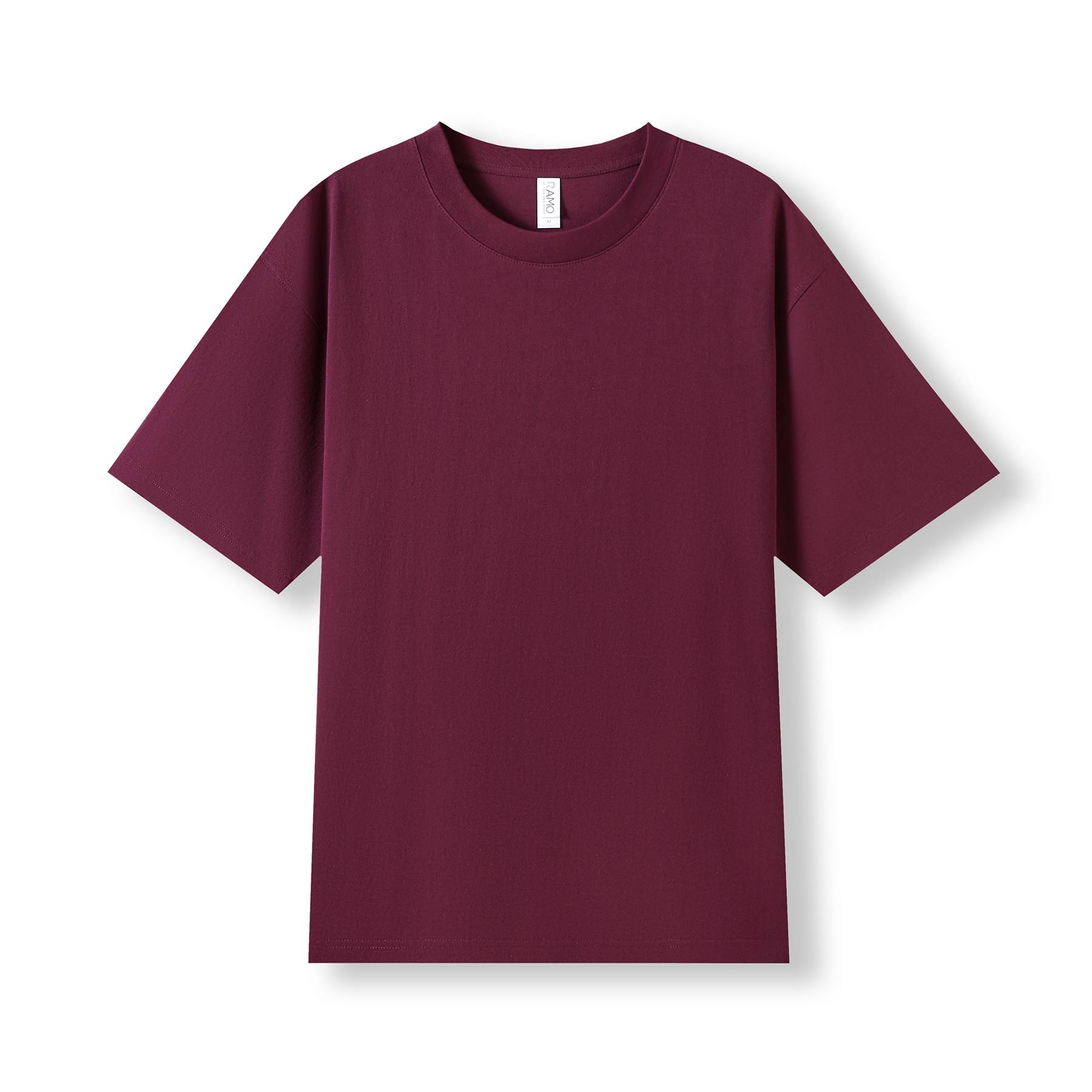 Ramo T-Shirts Burgundy / S Ramo Unisex Oversize Easyfit Tees