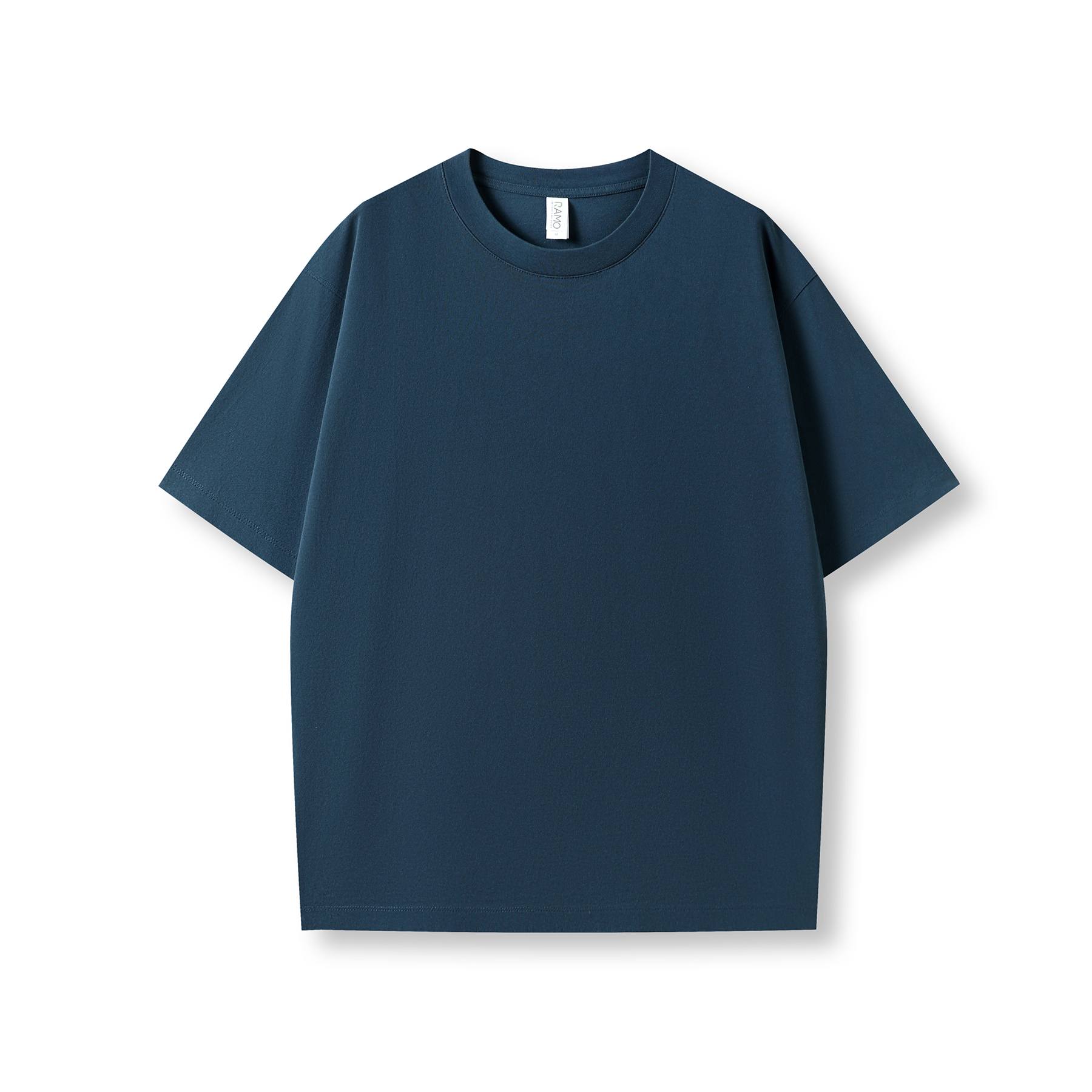 Ramo T-Shirts French Navy Faded / S Ramo Unisex Heavy Weight Organic Cotton FadedOversize Tshirt