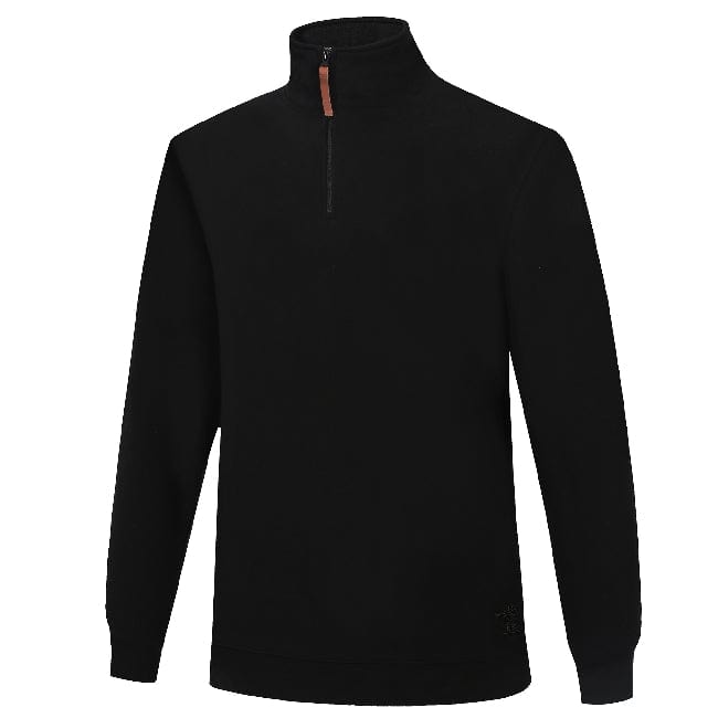 RiteMate Polos / Shirts Black / XS Pilbara Men's Zipper C/F Fleece Pullover