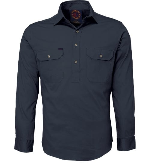 RiteMate Polos / Shirts Bottle / XS Closed Front L/S Shirt