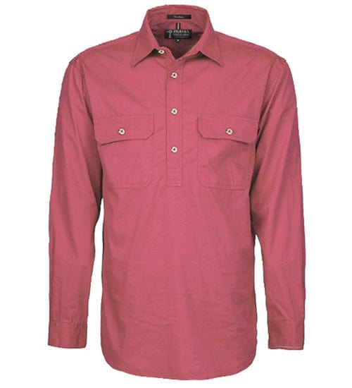RiteMate Polos / Shirts Canyon / XS Mens Pilbara Closed Front L/S Shirt
