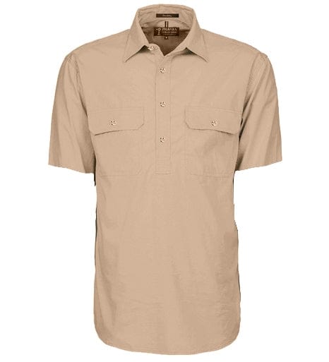 RiteMate Polos / Shirts Clay / XS Men's Pilbara Closed Front S/S Shirt