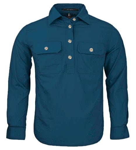 RiteMate Polos / Shirts Diesel / Y0 Kids Pilbara Closed Front L/S Shirt