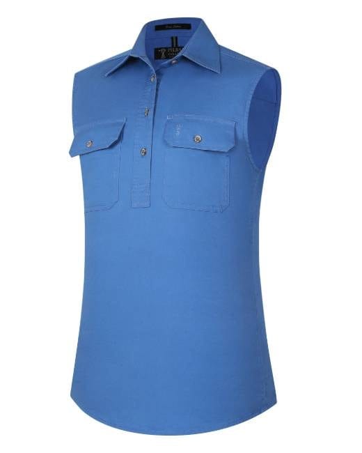 RiteMate Polos / Shirts Lavender / 6 Pilbara Women's Closed Front Sleeveless Shirt