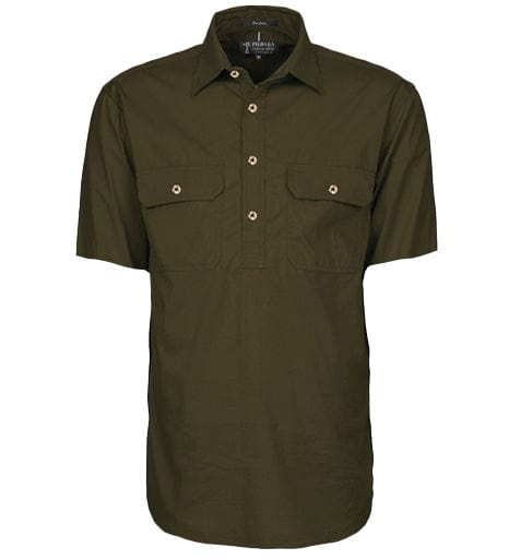 RiteMate Polos / Shirts Men's Pilbara Closed Front S/S Shirt
