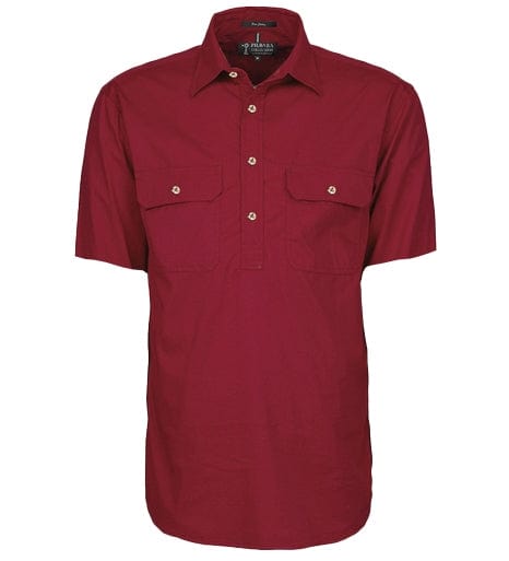 RiteMate Polos / Shirts Men's Pilbara Closed Front S/S Shirt