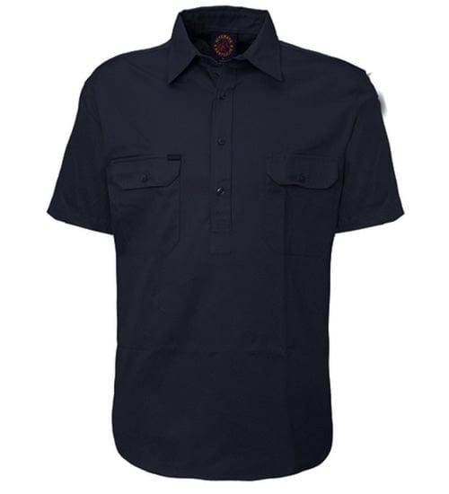 RiteMate Polos / Shirts Navy / XS Closed Front Short Sleeve Shirt