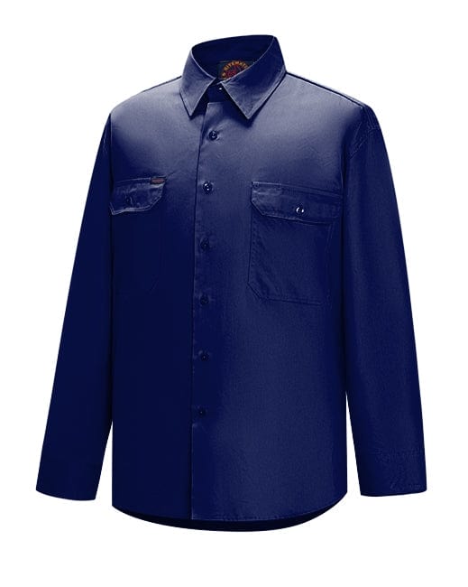 RiteMate Polos / Shirts Navy / XS Open Front L/S Shirt