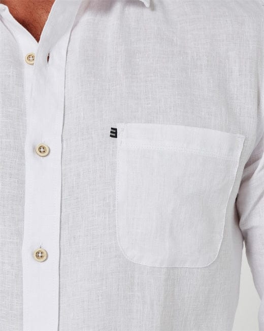 RiteMate Polos / Shirts Pilbara Men's Linen L/S Shirt
