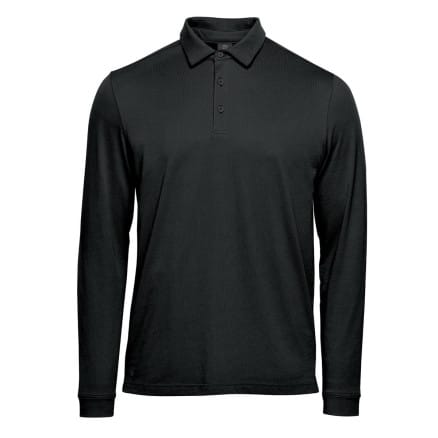 Stormtech Polos / Shirts Black / S Stormtech Men's Nevada L/S Micro Pique Polo