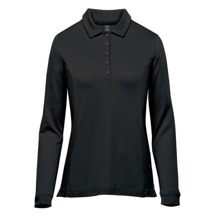 Stormtech Polos / Shirts Black / XS Stormtech Women's Nevada L/S Micro Pique Polo