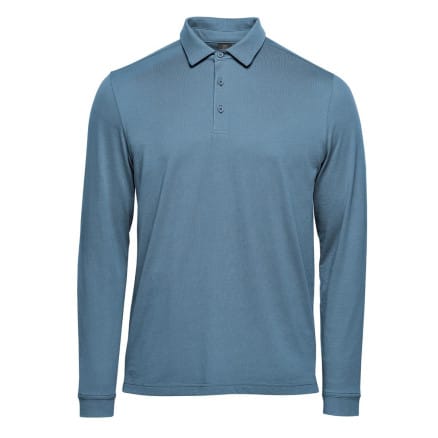 Stormtech Polos / Shirts Retro Blue / S Stormtech Men's Nevada L/S Micro Pique Polo