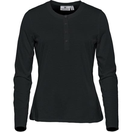 Stormtech T-Shirts Black / XS Stormtech Women's Torcello L/S Henley