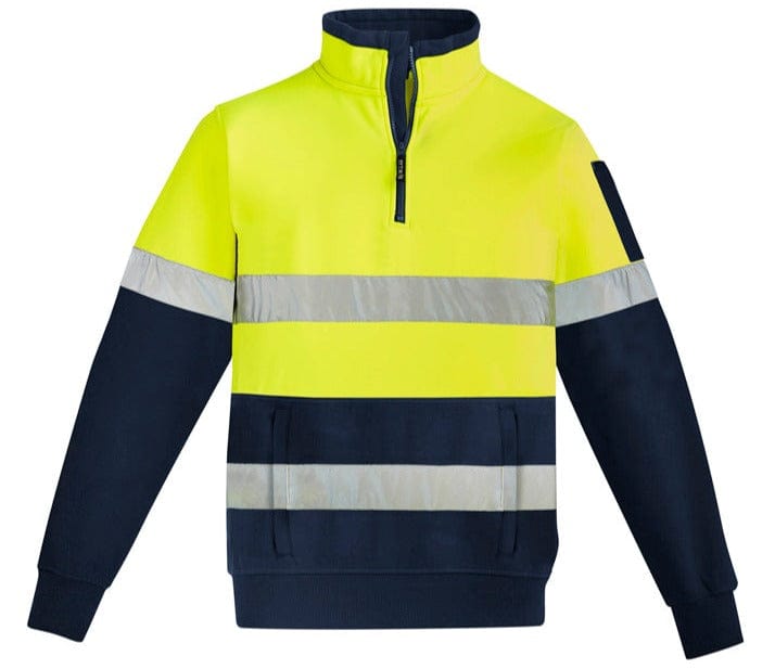 Syzmik Crews Yellow/Navy / XS Syzmik Hi Vis 1/4 Zip Pullover - Hoop Taped