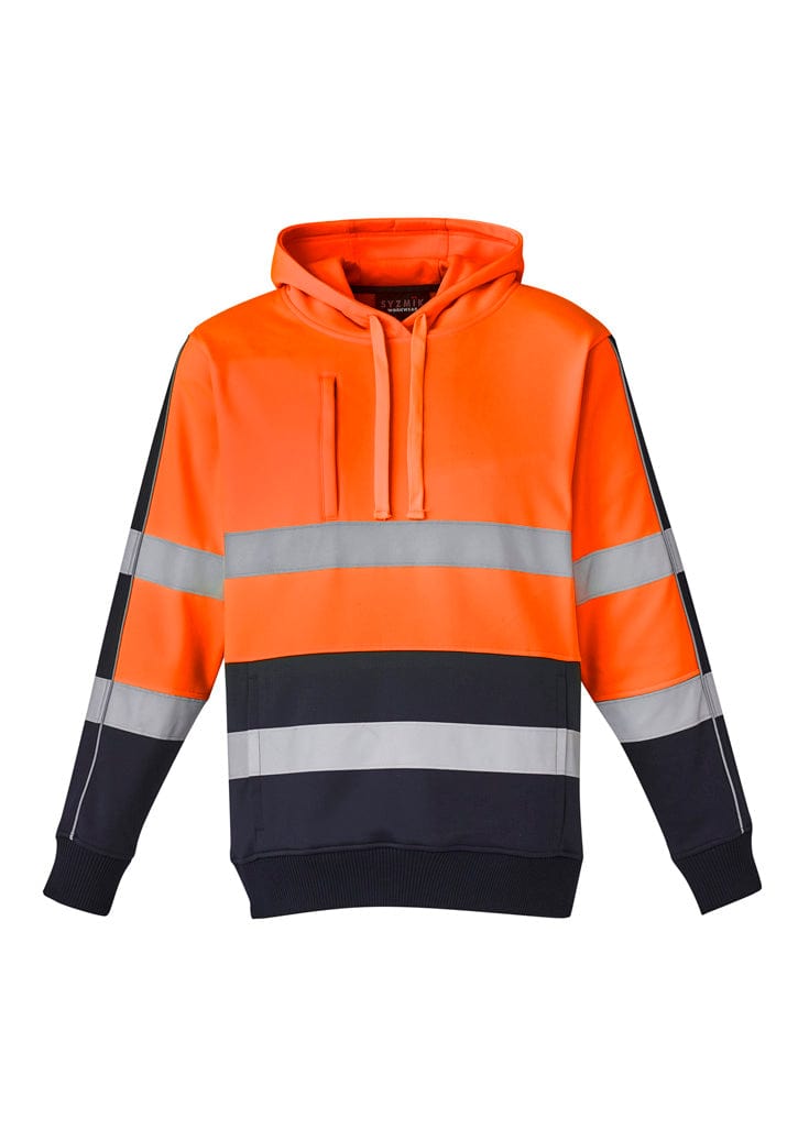 Syzmik Hoodies Orange/Navy / 2XS Syzmik Unisex Hi Vis Stretch Taped Hoodie