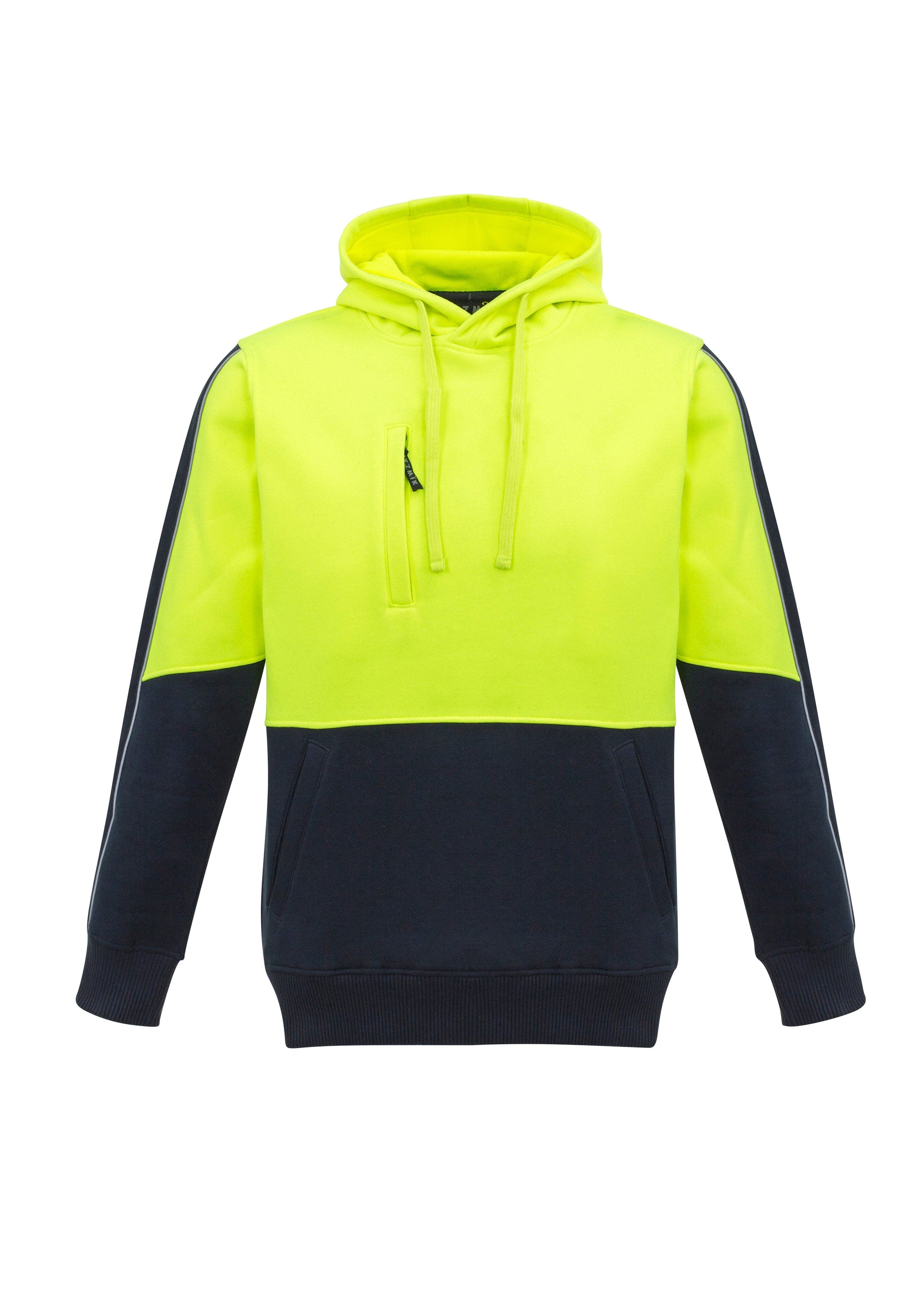 Syzmik Hoodies Yellow/Navy / 2XS Syzmik Unisex Hi Vis Pullover Hoodie