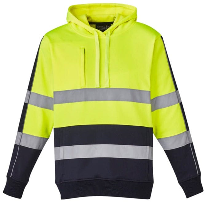 Syzmik Hoodies Yellow/Navy / 2XS Syzmik Unisex Hi Vis Stretch Taped Hoodie