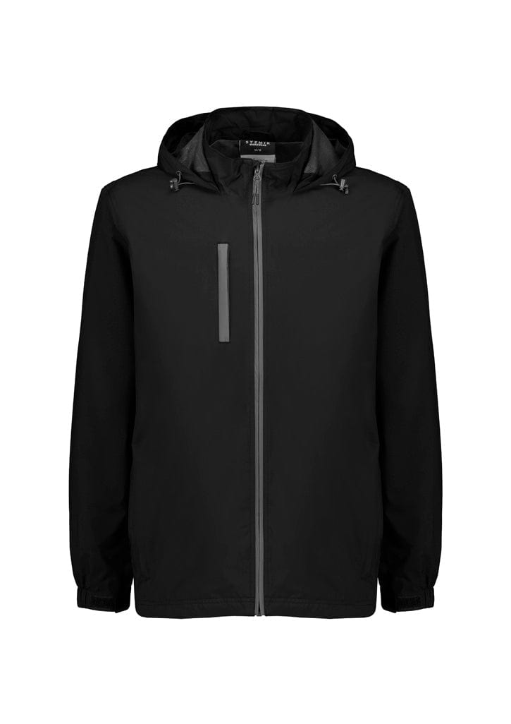 Syzmik Jackets / Vests Black / 2XS Syzmik Unisex Super Light Packable Rain Jacket