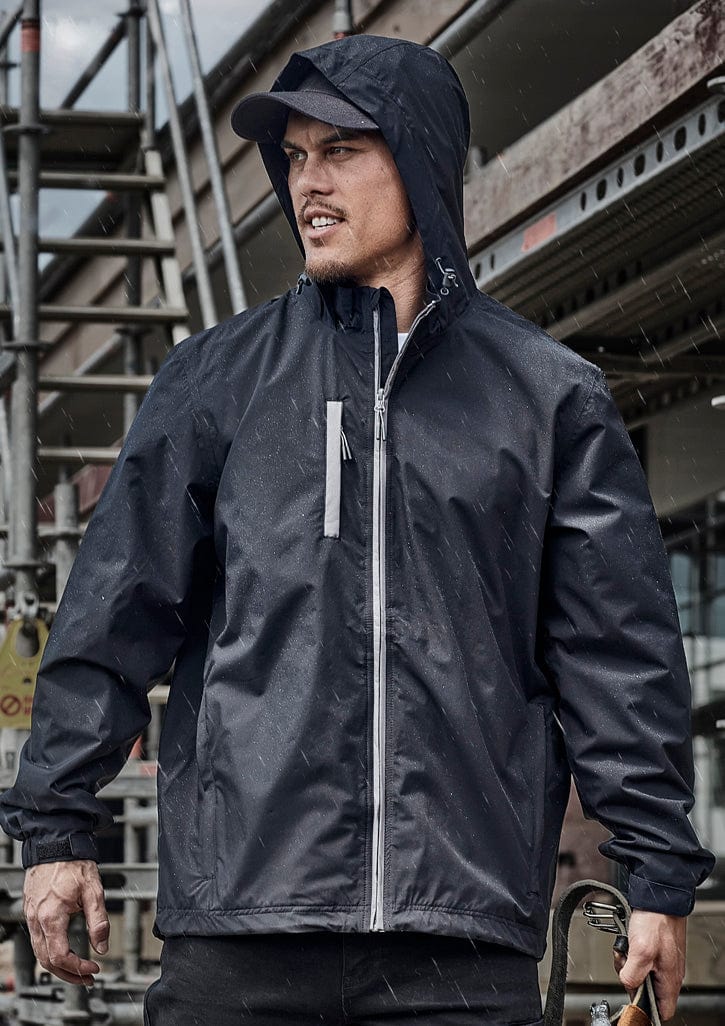 Syzmik Jackets / Vests Syzmik Unisex Super Light Packable Rain Jacket
