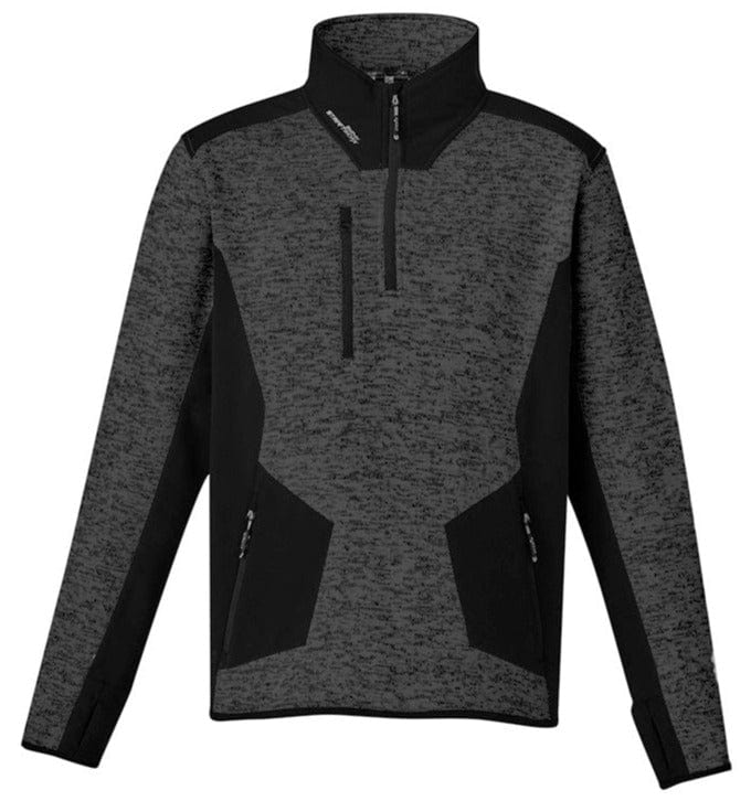 Syzmik Polars Gunmetal/Black / 2XS Syzmik Unisex Streetworx Reinforced 1/4 Zip Pullover