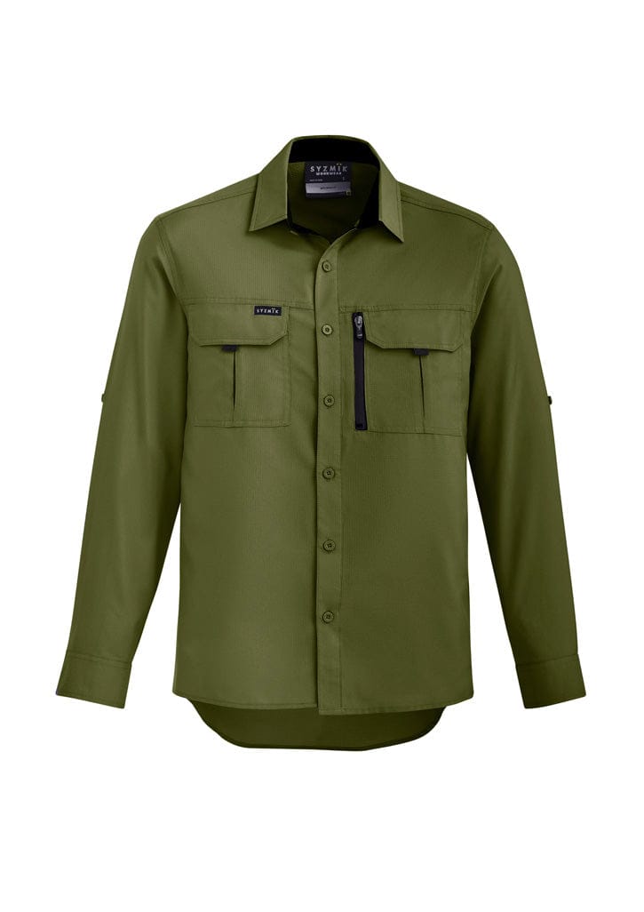 Syzmik Polos / Shirts Army / 2XS Syzmik Men's Outdoor L/S Shirt