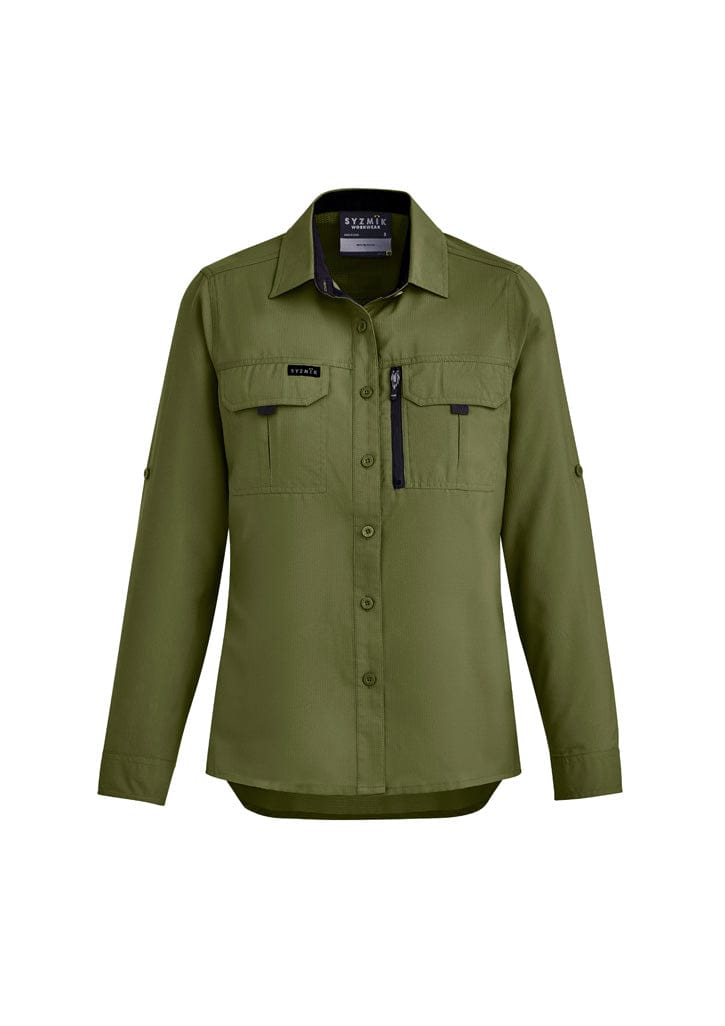 Syzmik Polos / Shirts Army / 6 Syzmik Women's Outdoor L/S Shirt