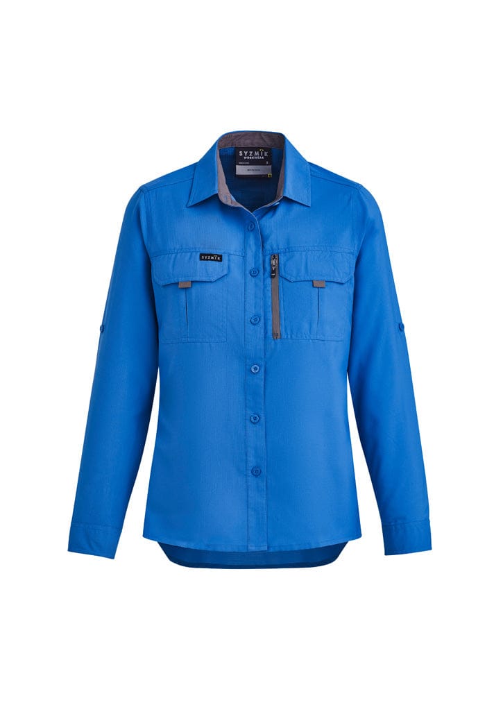Syzmik Polos / Shirts Cobalt / 6 Syzmik Women's Outdoor L/S Shirt