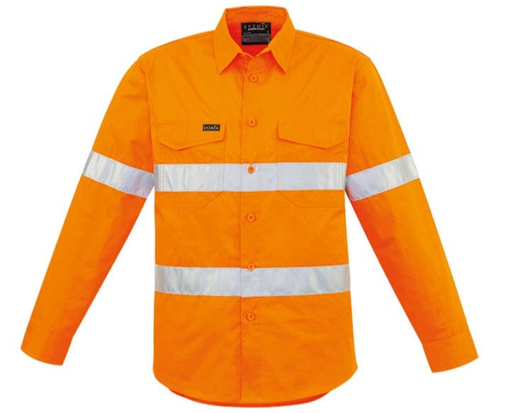 Syzmik Polos / Shirts Orange / 2XS Syzmik Men's Hi Vis Hoop Taped Shirt