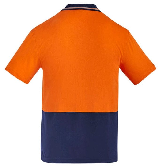 Syzmik Polos / Shirts Syzmik Men's Hi Vis Cotton Short Sleeve Polo