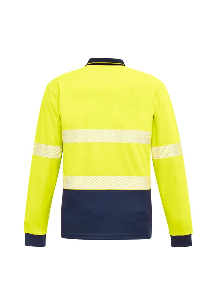 Syzmik Polos / Shirts Syzmik Unisex Hi Vis Segmented L/S Polo - Hoop Taped