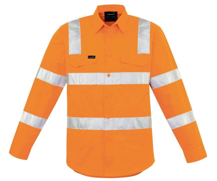 Syzmik Polos / Shirts Vic Rail Orange / 2XS Syzmik Men's Bio Motion Vic Rail Shirt
