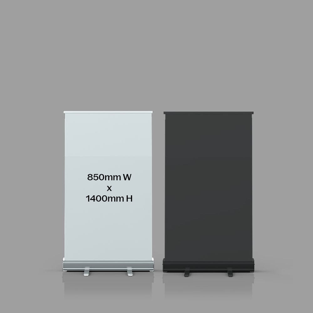 The Colour Cartel Decals / Signage 850mm W x 1400mm H / Black / 1 Premium Pull Up Banners