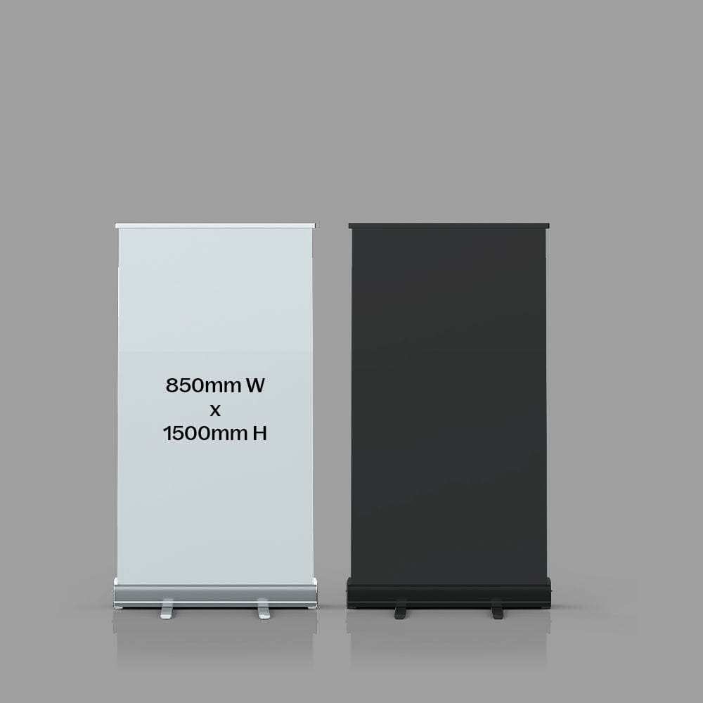 The Colour Cartel Decals / Signage 850mm W x 1500mm H / Black / 1 Premium Pull Up Banners