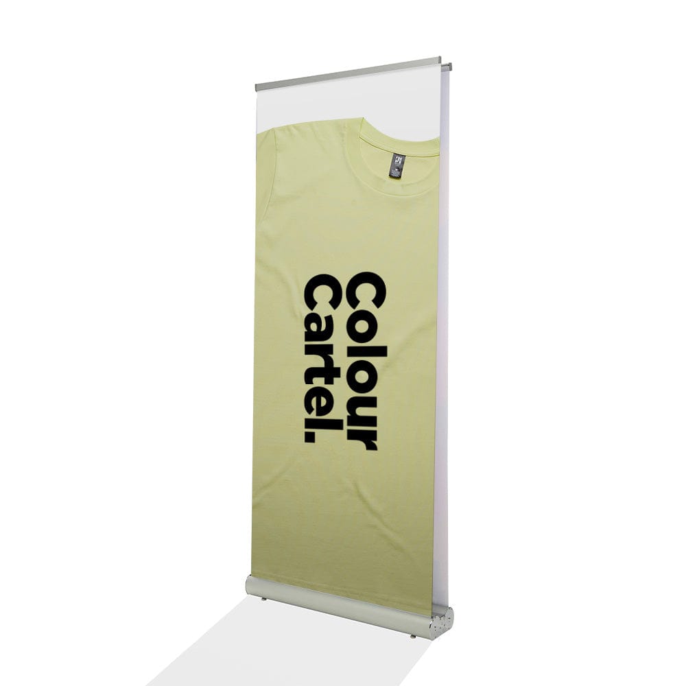 The Colour Cartel Decals / Signage 850mm W x 2000mm H / 1 Double Sided Pull Up Banners