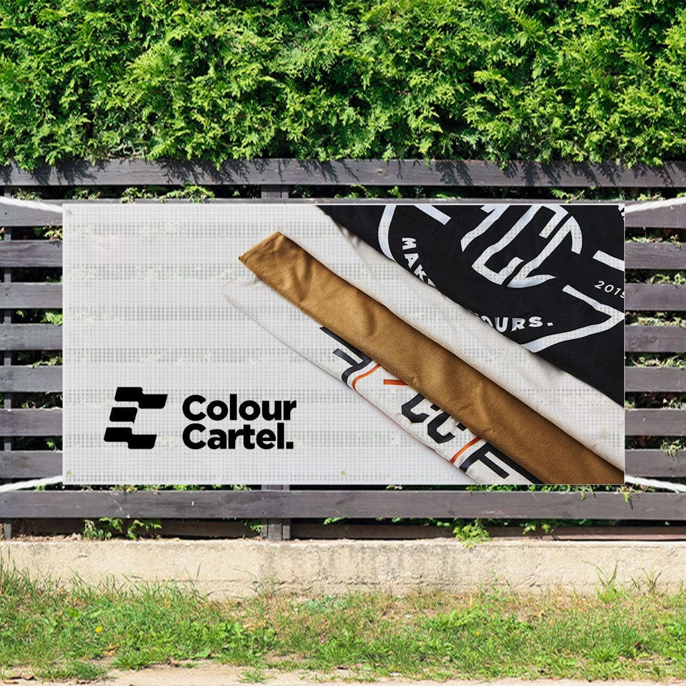 The Colour Cartel Decals / Signage Fabric Mesh Banner