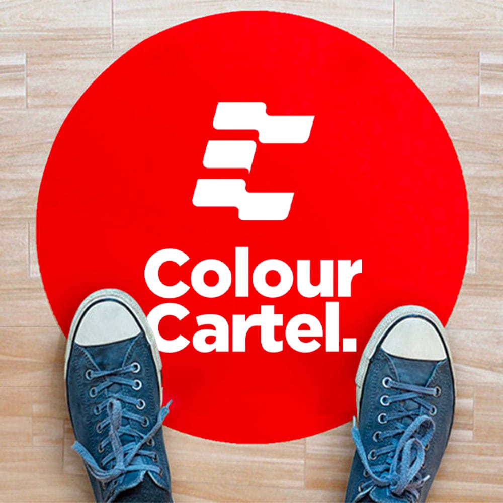 The Colour Cartel Decals / Signage Floor Stickers