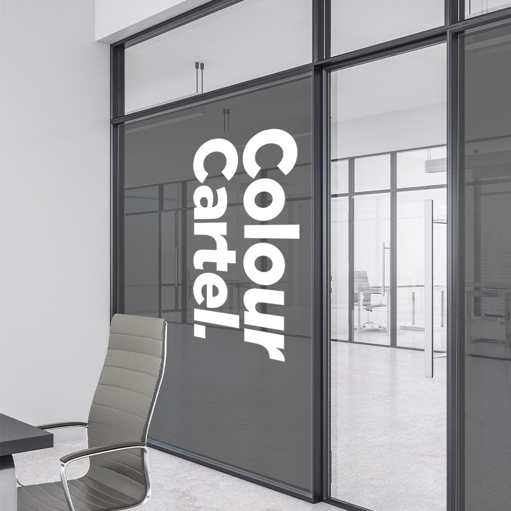 The Colour Cartel Decals / Signage One Way Window Films