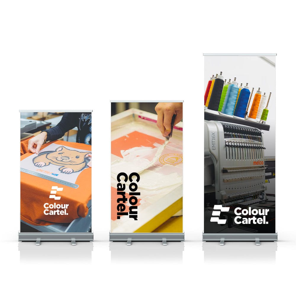 The Colour Cartel Decals / Signage Premium Pull Up Banners