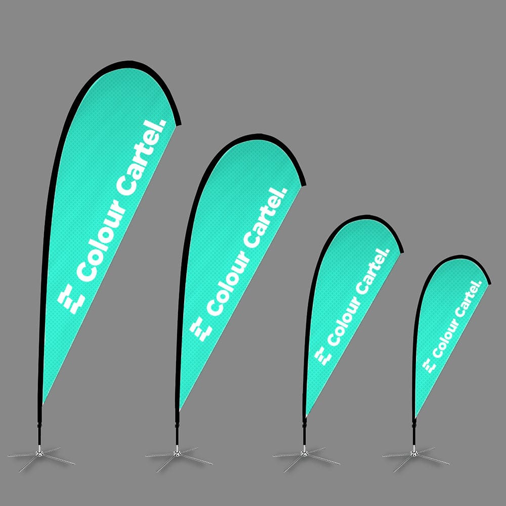 The Colour Cartel Decals / Signage Teardrop Banner