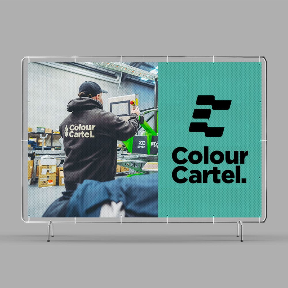The Colour Cartel Decals / Signage Vinyl Mesh Banner