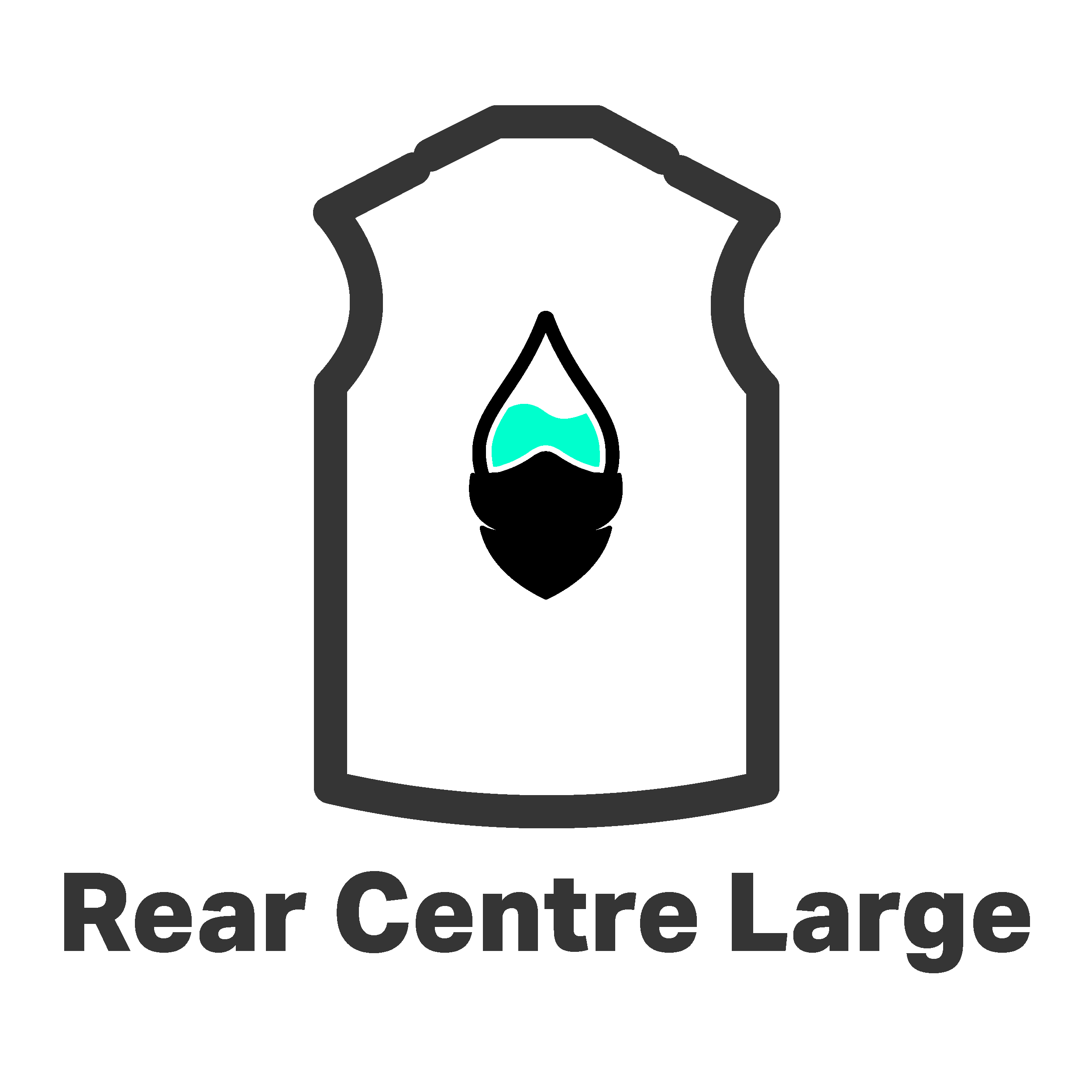 The Colour Cartel Jackets / Vests Vest Rear Centre Large SP