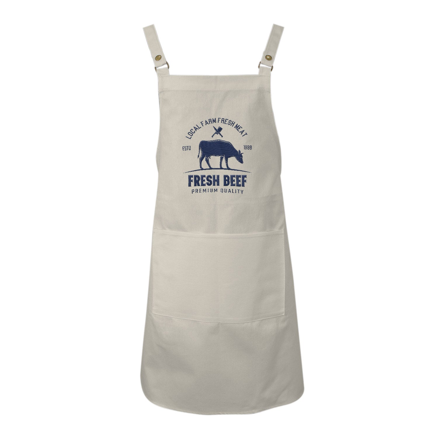 The Creative Locker Aprons 25 Bib Apron With Sewn on Straps 