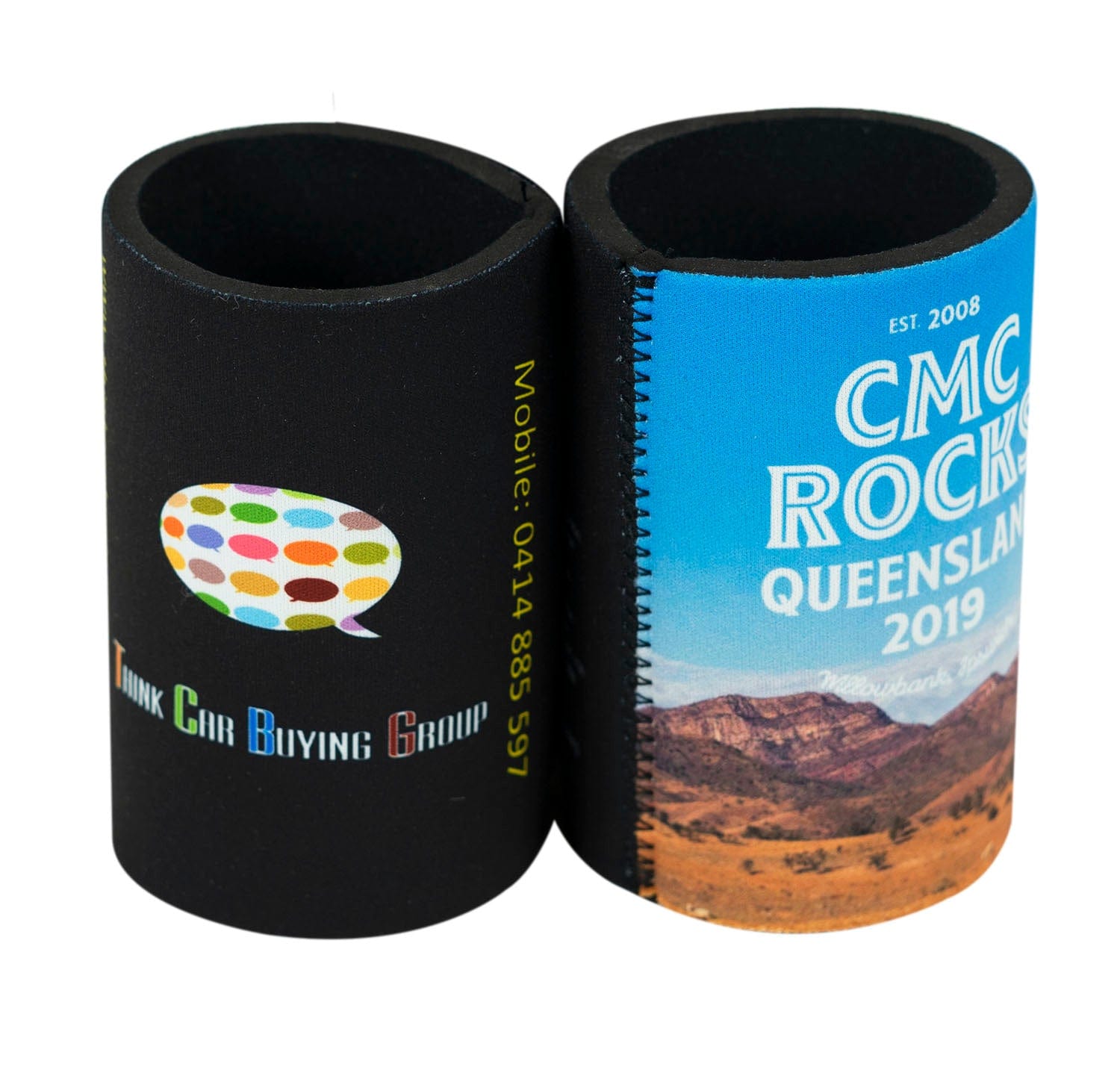 The Creative Locker Stubby Holders 50 Basic Can Cooler